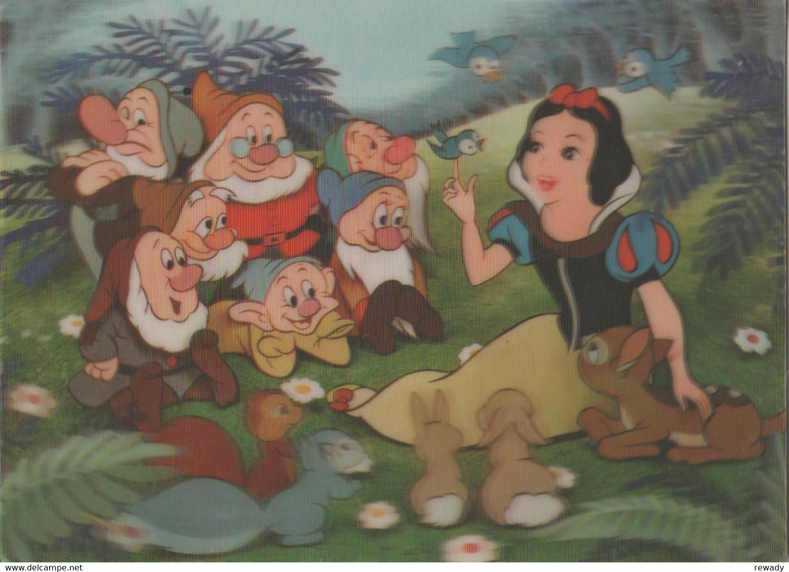 Snow White And The Seven Dwarfs - 3D / Stereoscopique - Cartes Stéréoscopiques