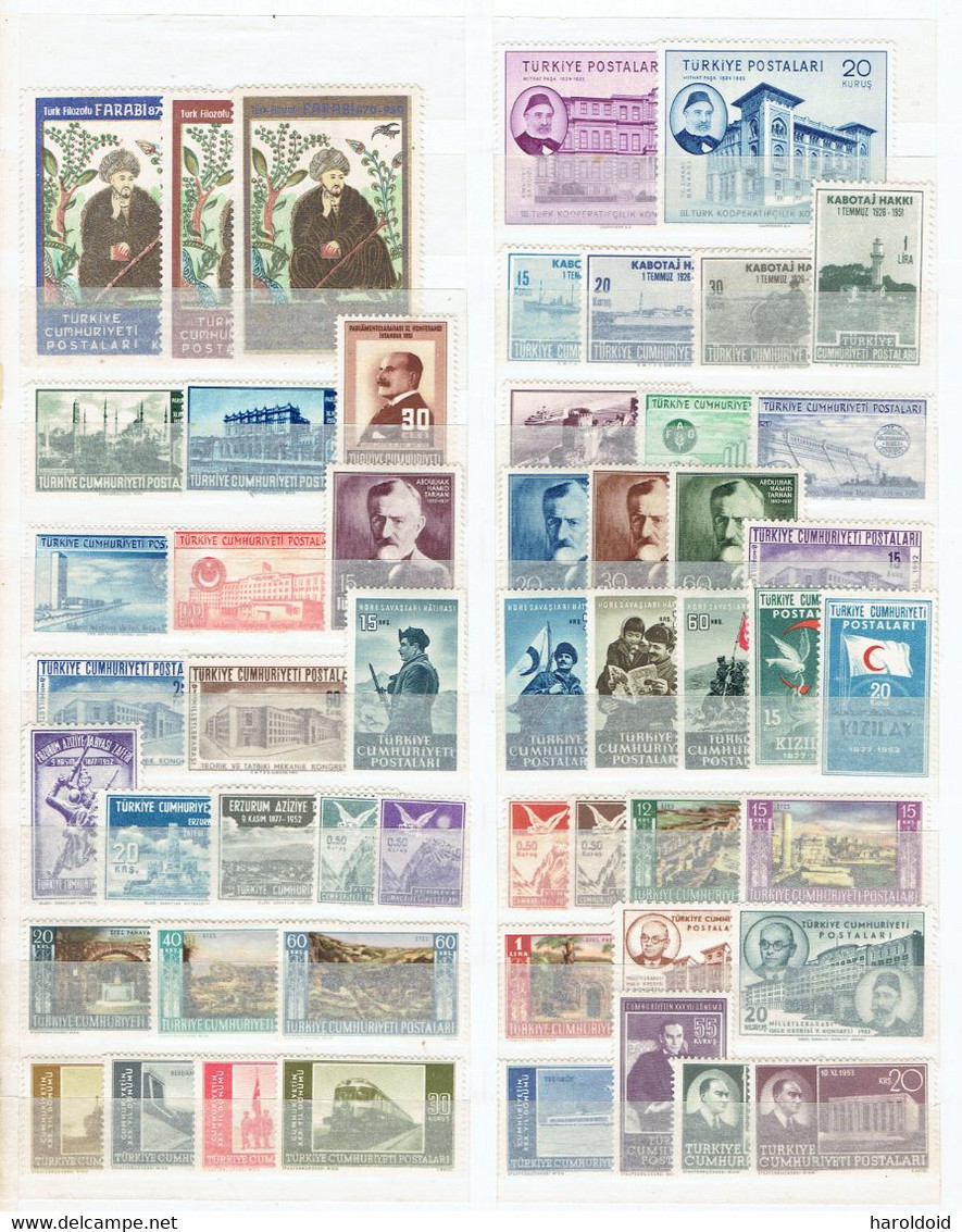 TURQUIE - LOT X XX - 1930 - Unused Stamps