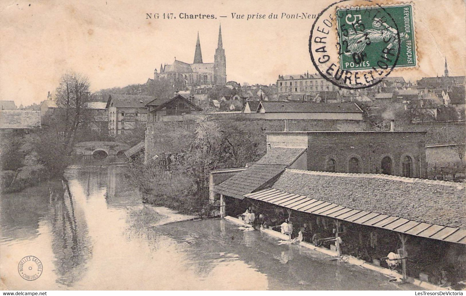 CPA - 28 - CHARTRES - Vue Prise Du Pont Neuf - 1908 - Chartres