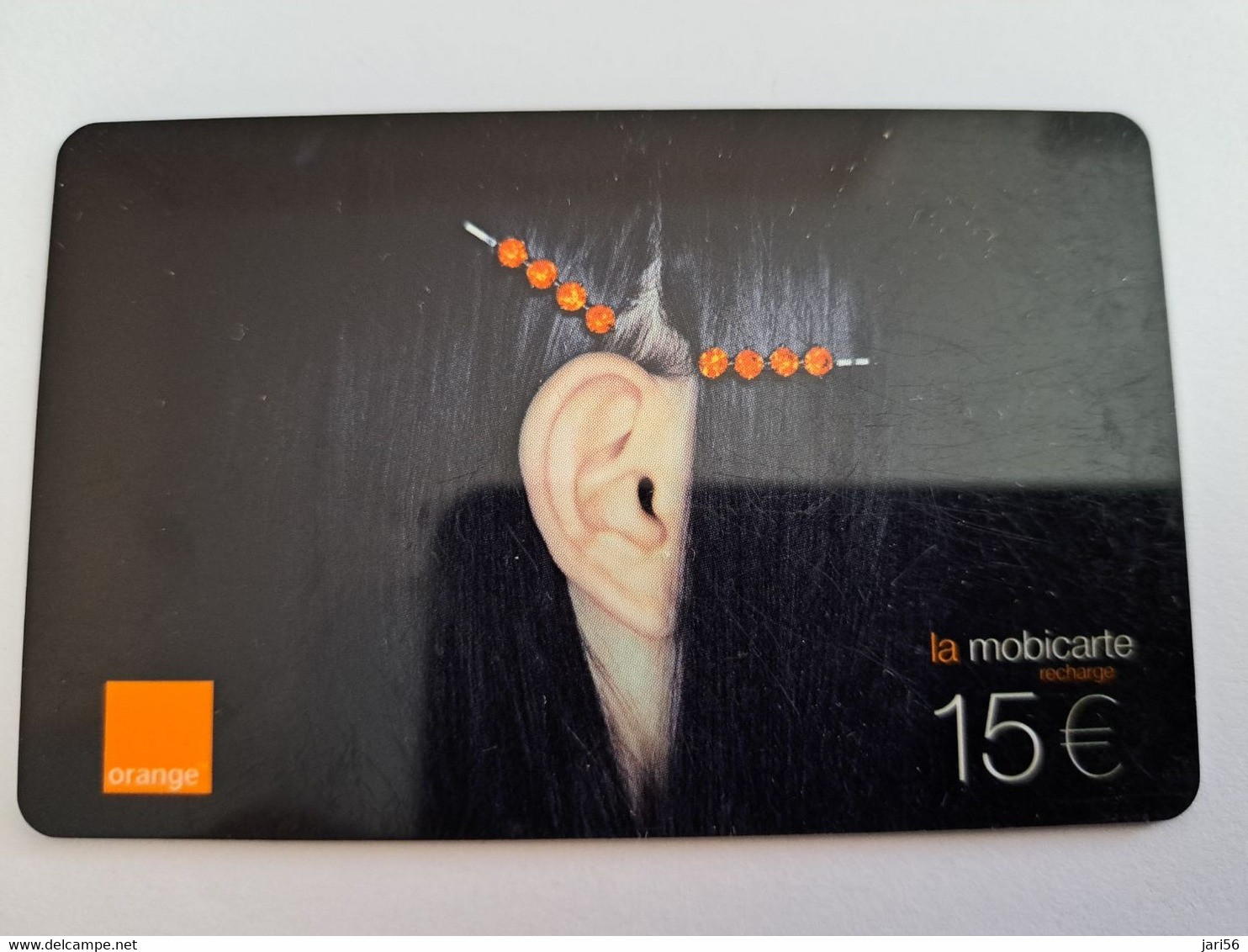 FRANCE/FRANKRIJK   ORANGE/ EAR   €15 -  DATE 06/03     PREPAID  USED CARD  ** 11121** - Nachladekarten (Handy/SIM)