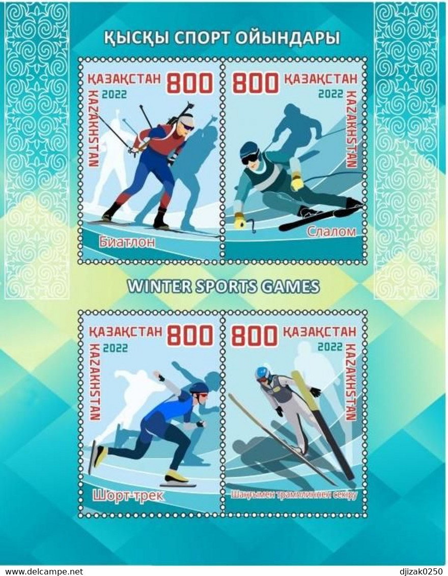 Kazakhstan 2022. Winter Olympic Games In Beijing. New!!! - Invierno 2022 : Pekín