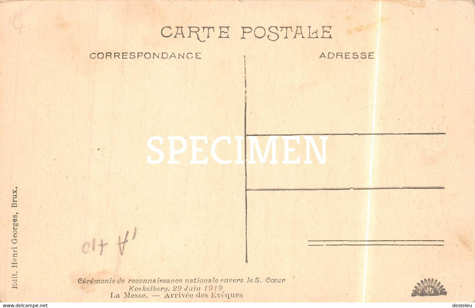 Cérémonie De Reconnaissance Nationale Envers Le S. Coeur - La Messe - Koekelberg - Koekelberg