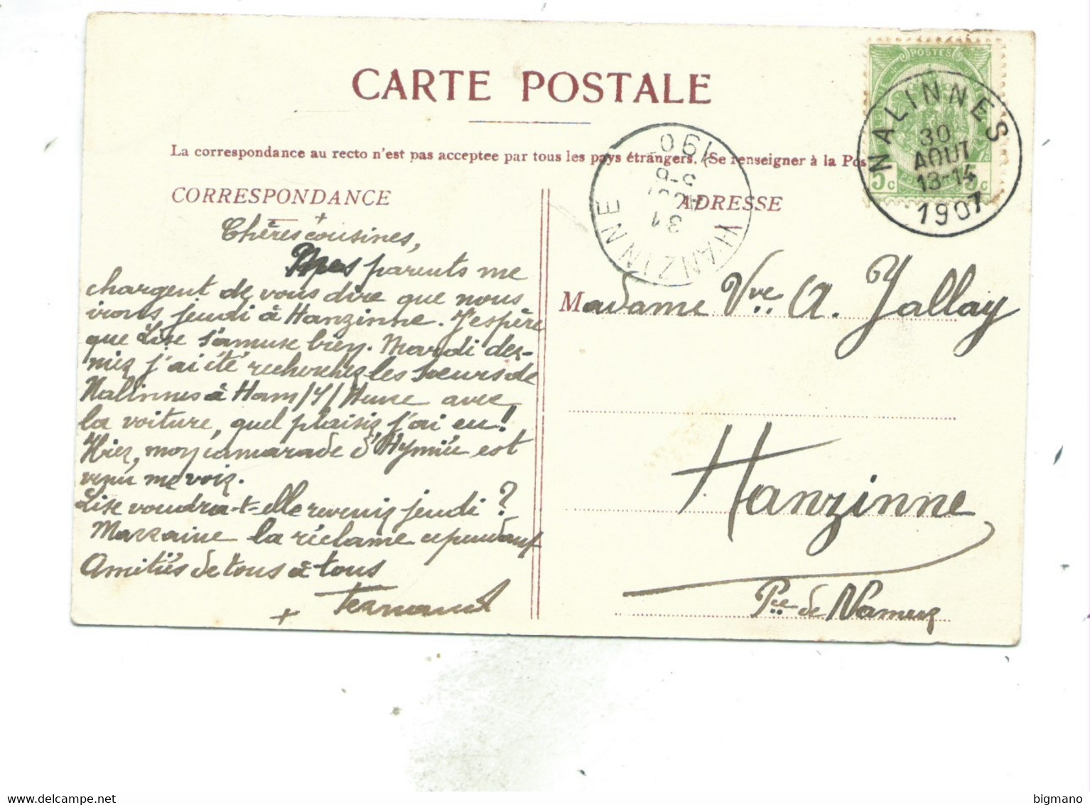 Floreffe. Orage Inondations Du 14 Mai 1906 L'eau Dévalant Du Buzet Vers La Sambre - Floreffe