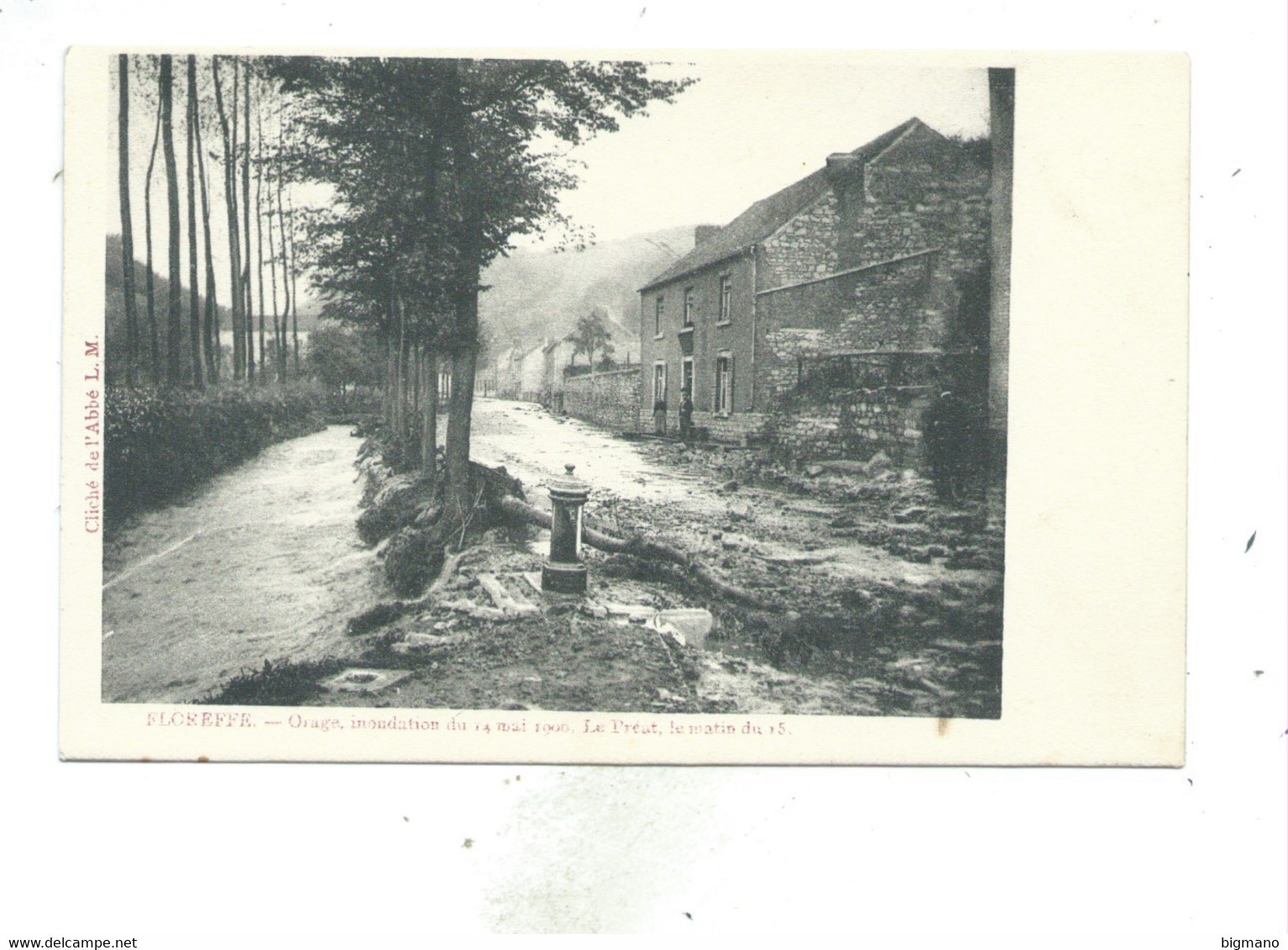 Floreffe. Orage Inondations Du 14 Mai 1906 Le Préat, Matin Du 15. - Floreffe