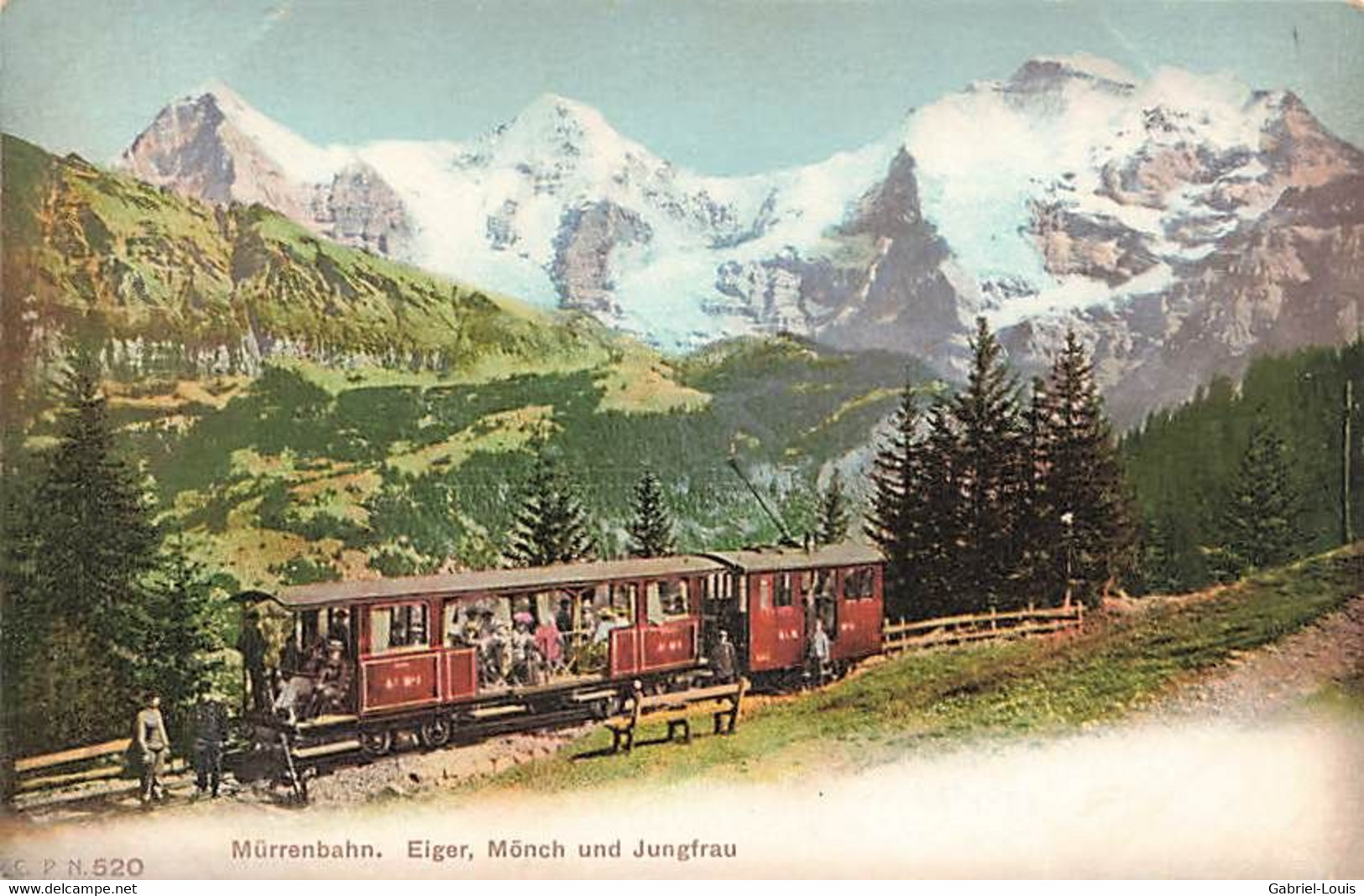 Mürrenbahn Eiger Und Jungfrau -Mürren Bahn - Mürren