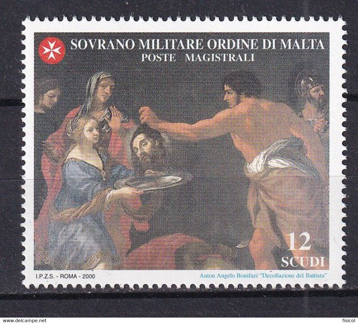 2000 - SMOM - San Giovanni Battista - MNH ** - Sovrano Militare Ordine Di Malta