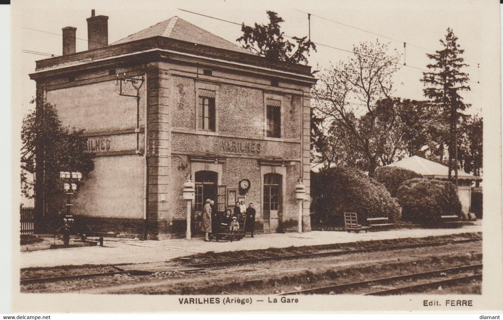 VARILHES (09) - La Gare - Bon état - Varilhes