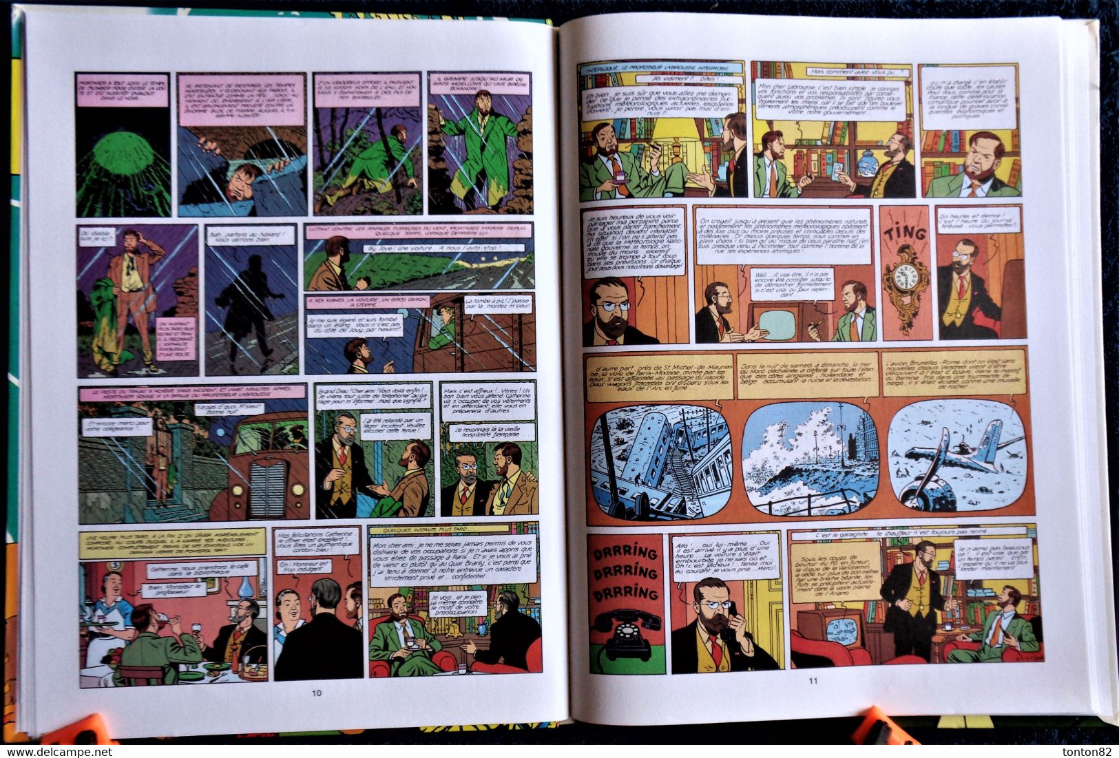 Edgar. P. Jacobs - S.O.S Météores - Éditions Blake Et Mortimer Pour ESSO - ( 1998 ) . - Blake Et Mortimer