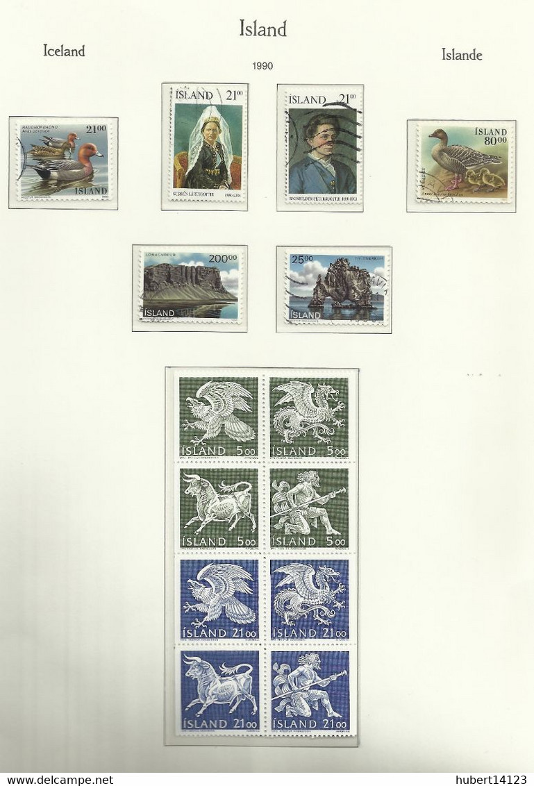 ISLANDE 1990  N° 667 à 690 + BLOC N° 11 - Other & Unclassified