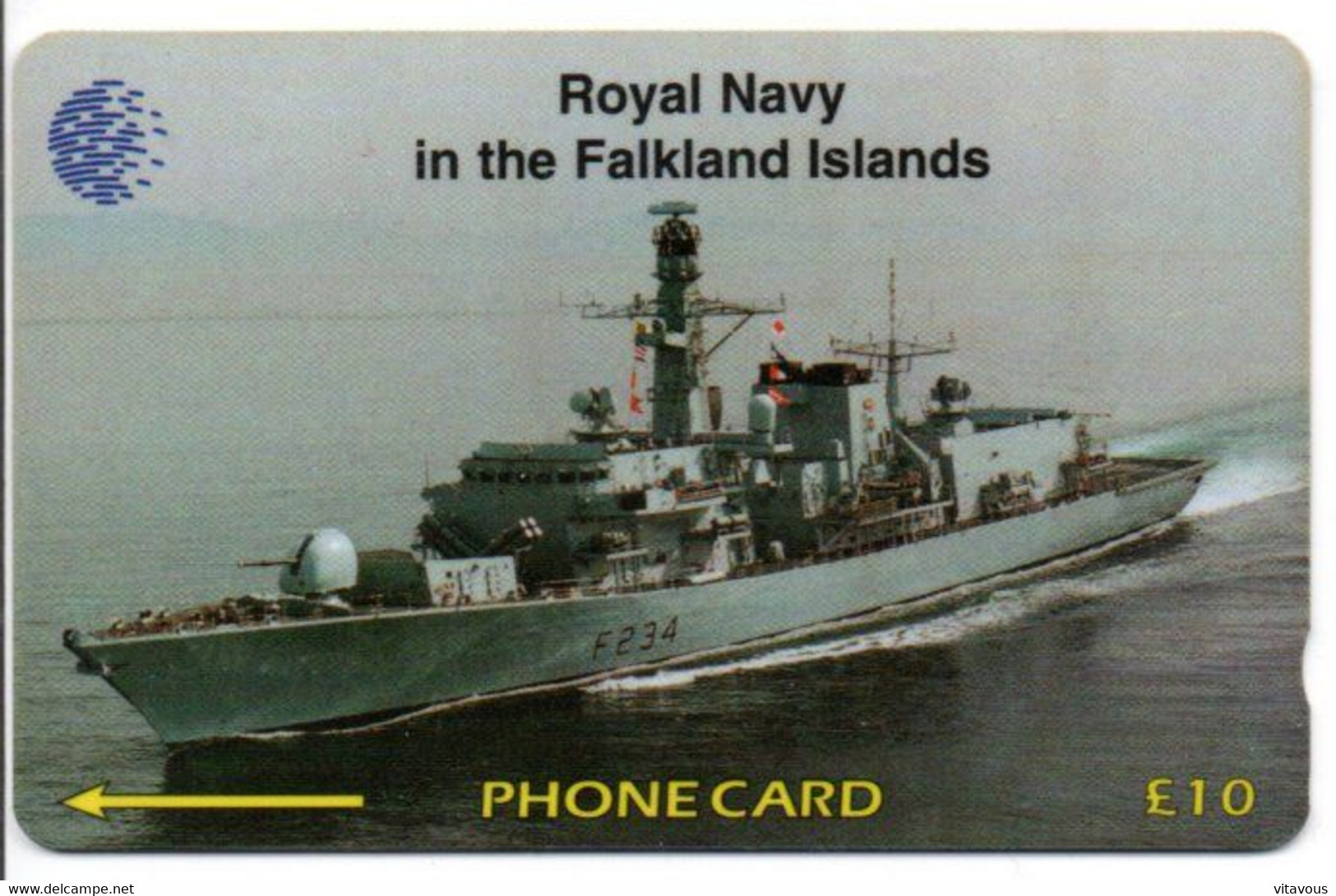 Bateau Royal Navy In The Falkand Islands - Télécarte Phonecard  Jersey Telefonkarte (J 872) - Islanda