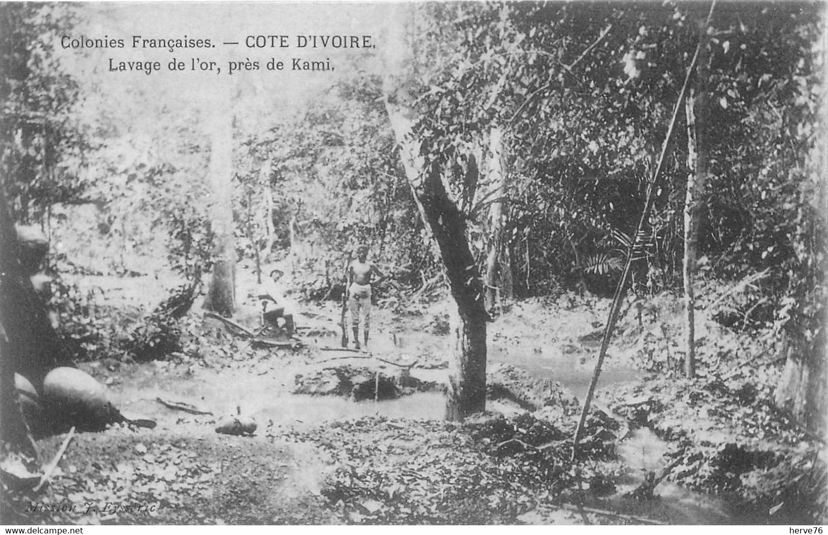 COTE D'IVOIRE - Lavage De L 'or, Près De Kami - Côte-d'Ivoire