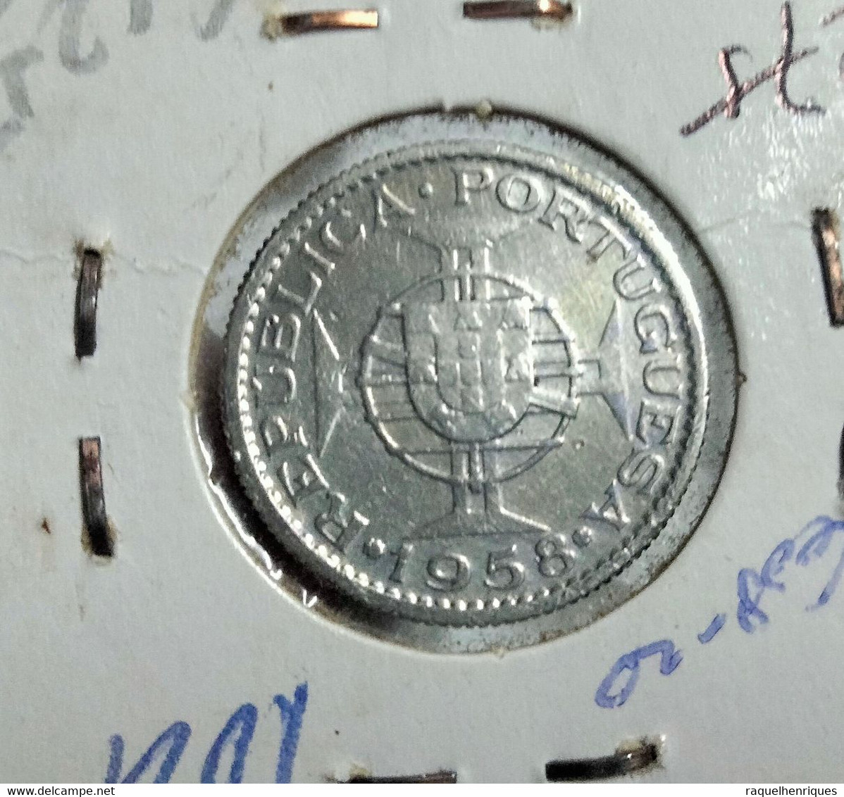 TIMOR 3 ESCUDOS KM# 14 (G#13) - Timor