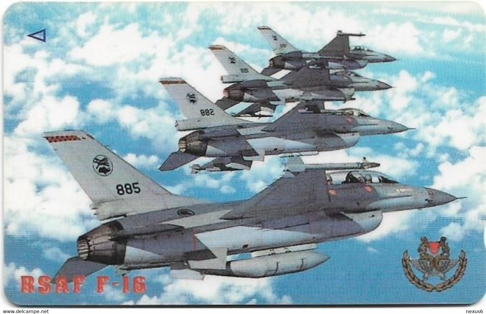 Singapore - RSAF F-16 Singapore Air Forces - 1SAA98 - Used - Singapore