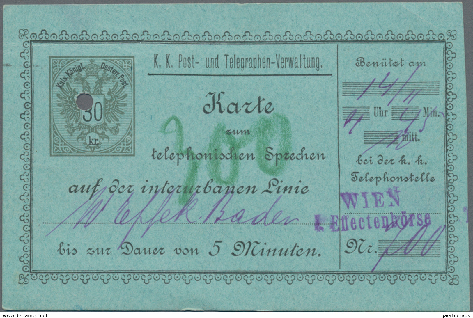 Österreich - Ganzsachen: 1870/1910 (ca.), Umfassende Sammlung Von Ca. 280 Gebrau - Altri & Non Classificati