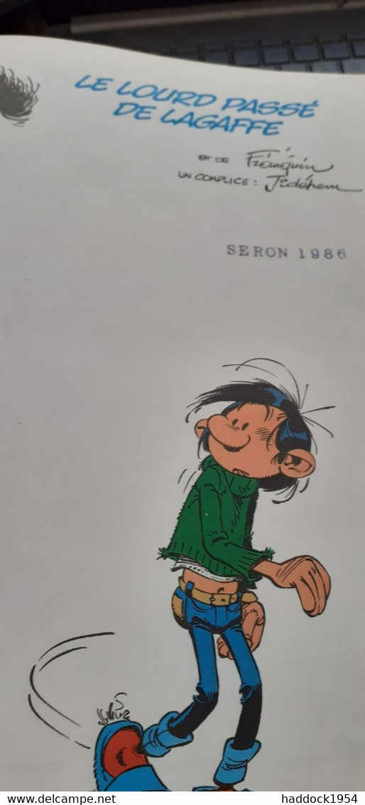 Le Lourd Passé De LAGAFFE FRANQUIN JIDEHEM Dupuis 1986 - Gaston