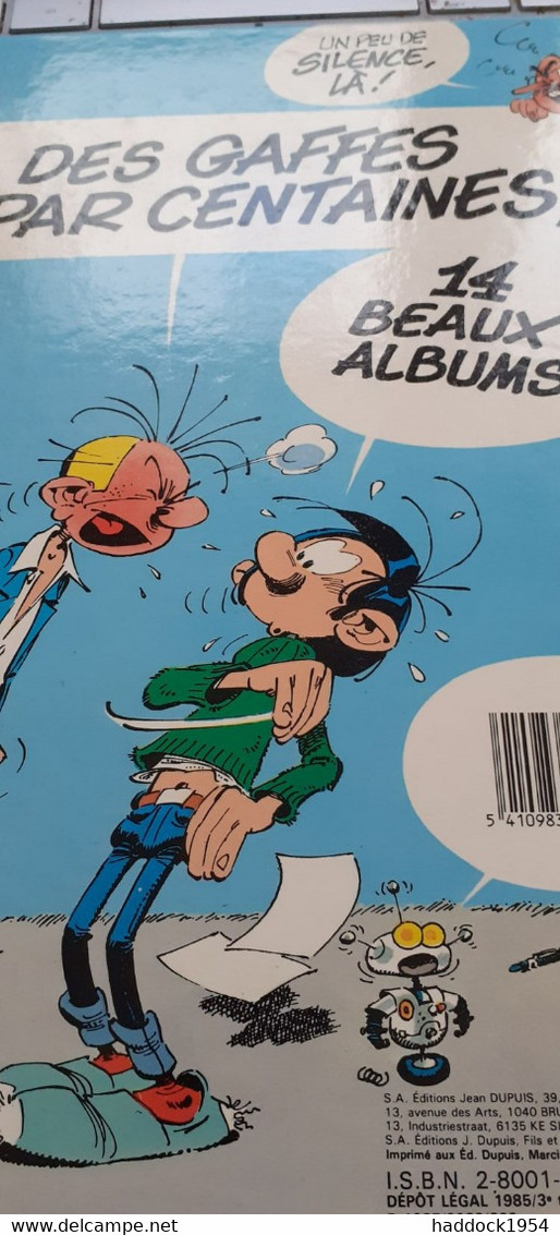 Gaffes Et Gadgets Tome 0 Gaston FRANQUIN Dupuis 1985 - Gaston