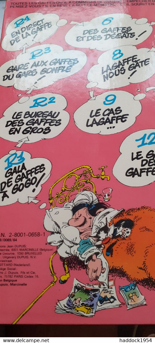 LAGAFFE Mérite Des Baffes Gaston FRANQUIN Dupuis 1979 - Gaston