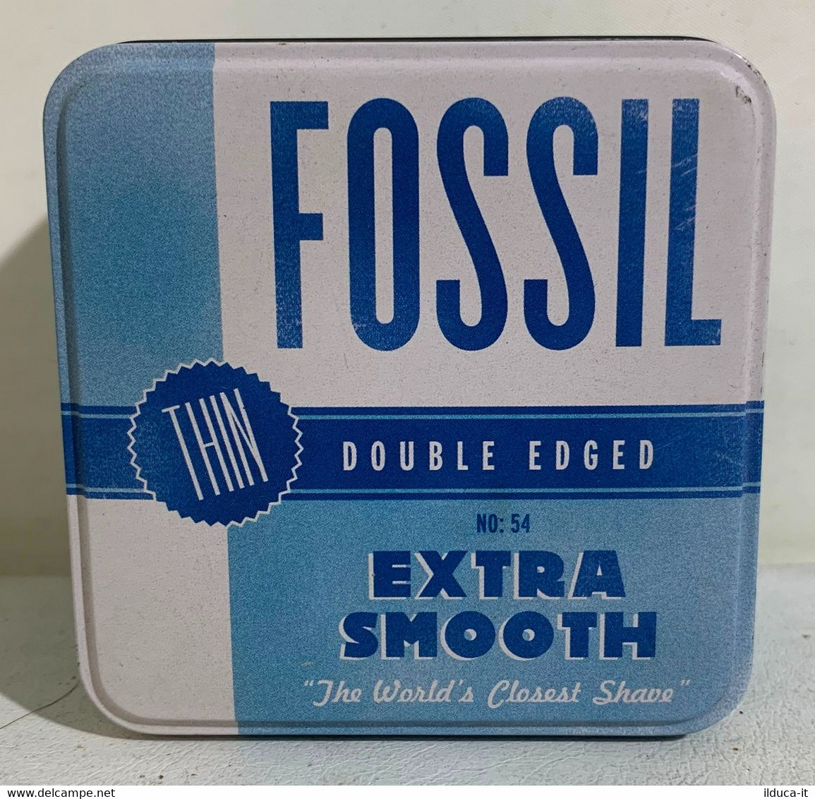 I108410 Scatola Di Latta - Fossil Double Edged - Extra Smooth - Boîtes