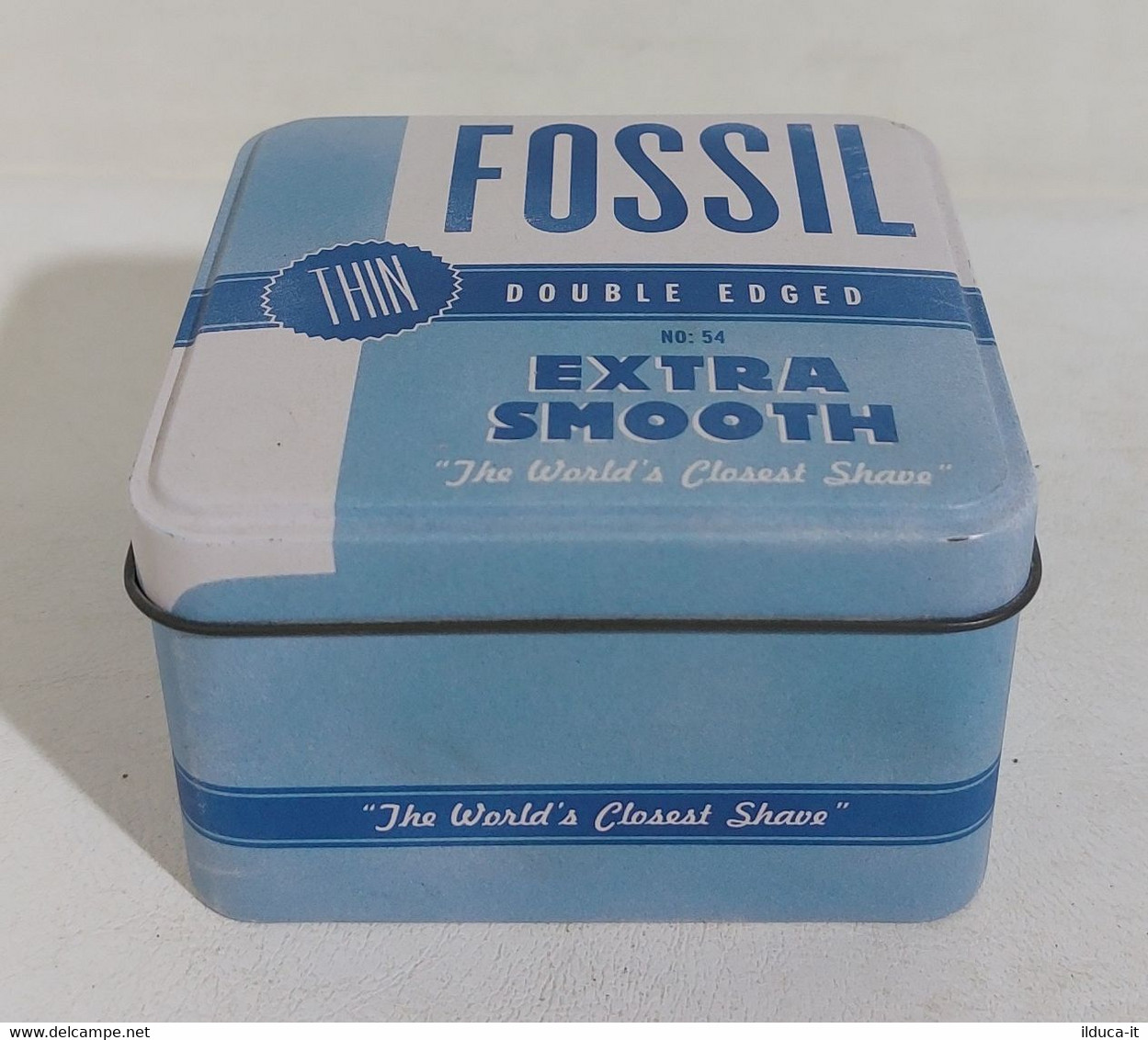 I108410 Scatola Di Latta - Fossil Double Edged - Extra Smooth - Boîtes