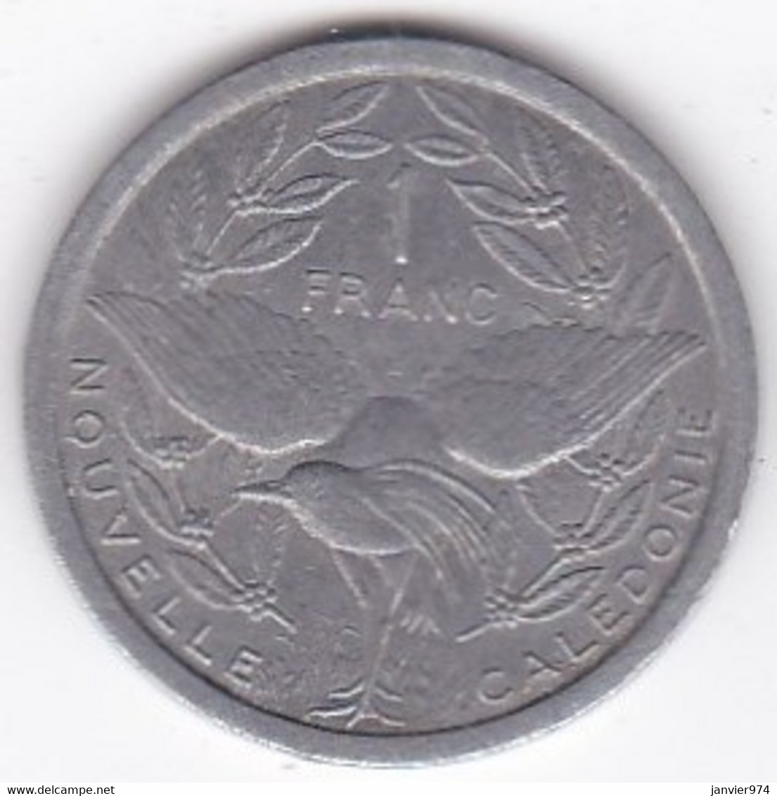 Nouvelle-Calédonie . 1 Franc 1977. Aluminium. - Nouvelle-Calédonie