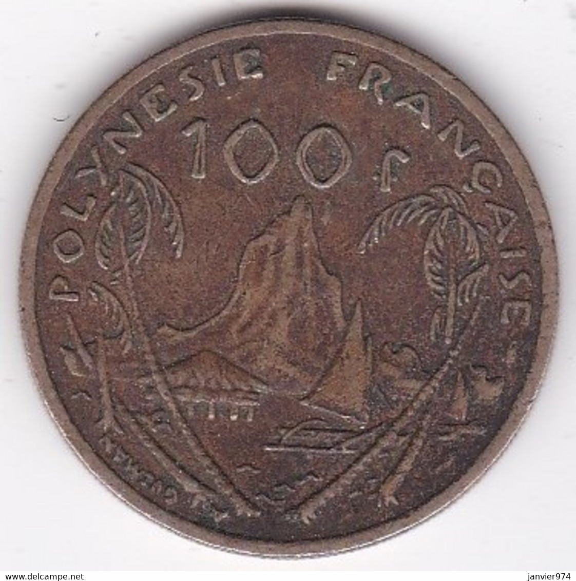 Polynésie Française . 100 Francs 1986, Cupro-nickel-aluminium - Französisch-Polynesien