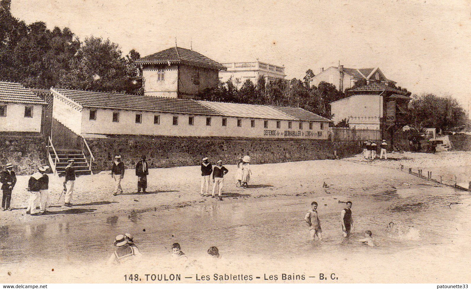 83 LA SEYNE SUR MER LES SABLETTES LA PLAGE ANIMEE MARINS - La Seyne-sur-Mer