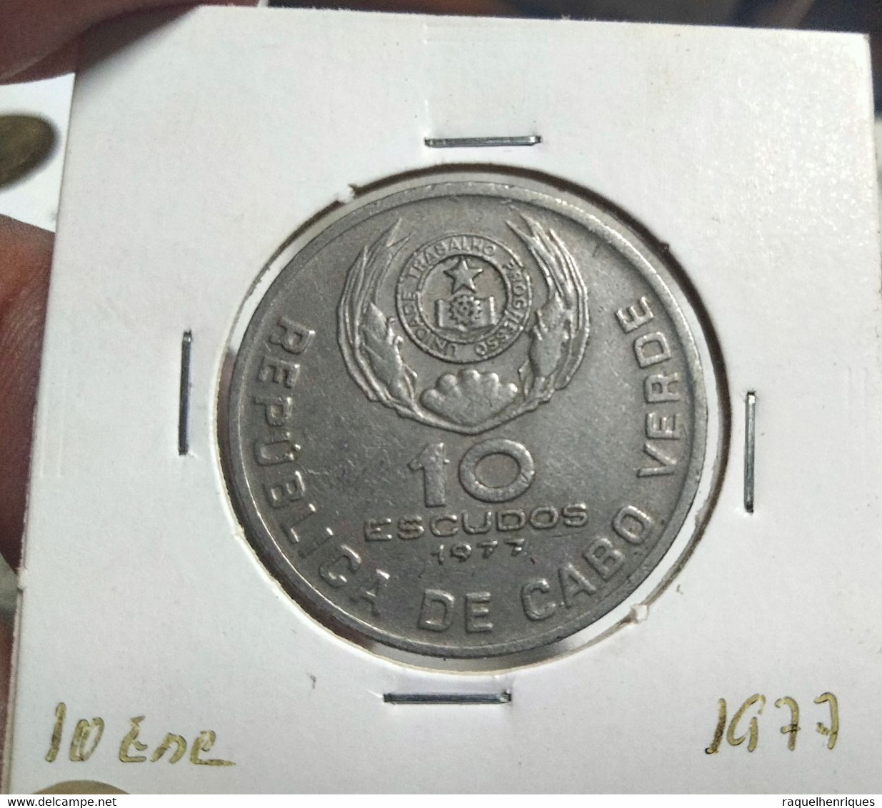 CAPE VERDE 10 ESCUDOS 1977 KM# 19 (G#13) - Kaapverdische Eilanden