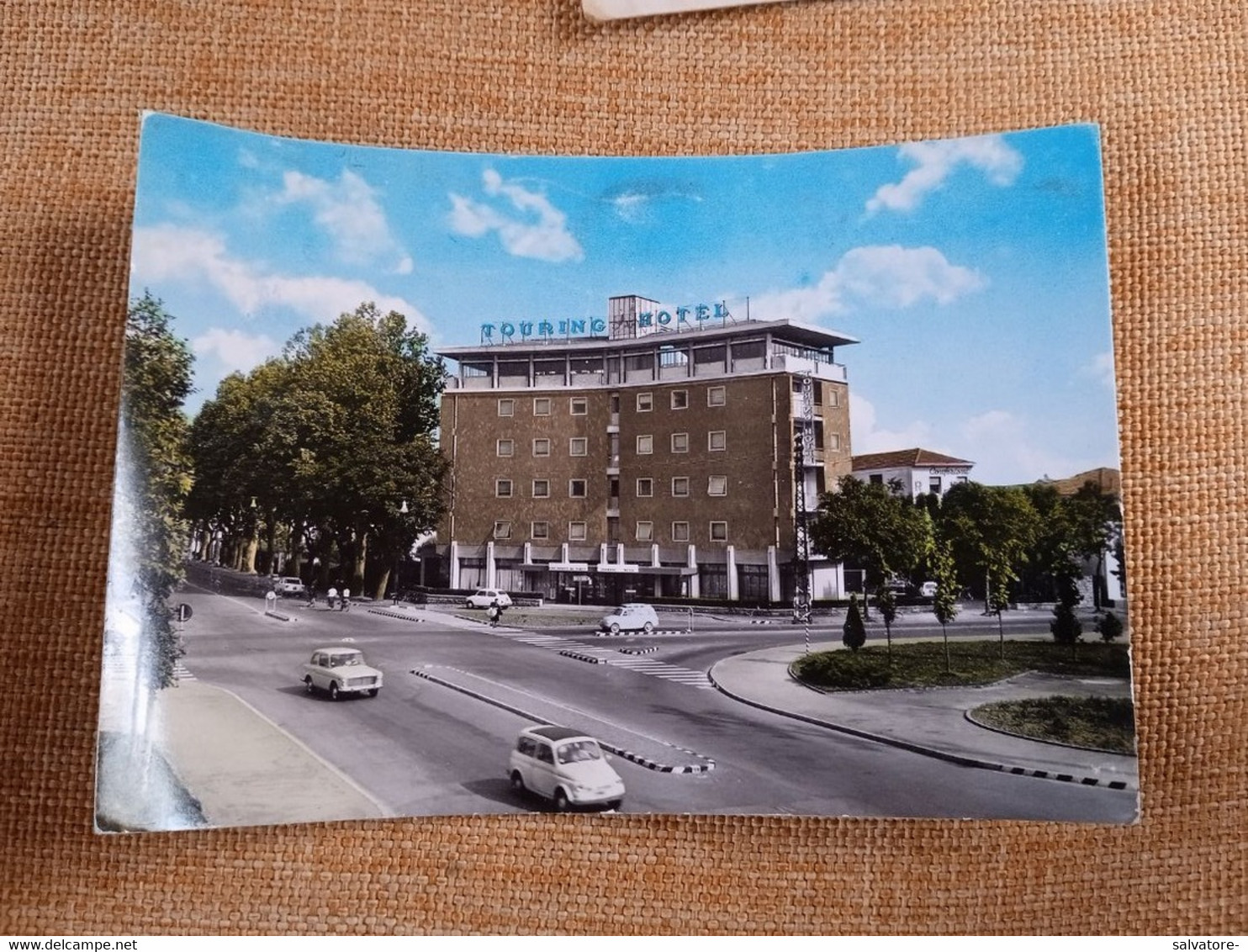 CARTOLINA CARPI- HOTEL TOURING- VIAGGIATA ANNI 60 - Carpi