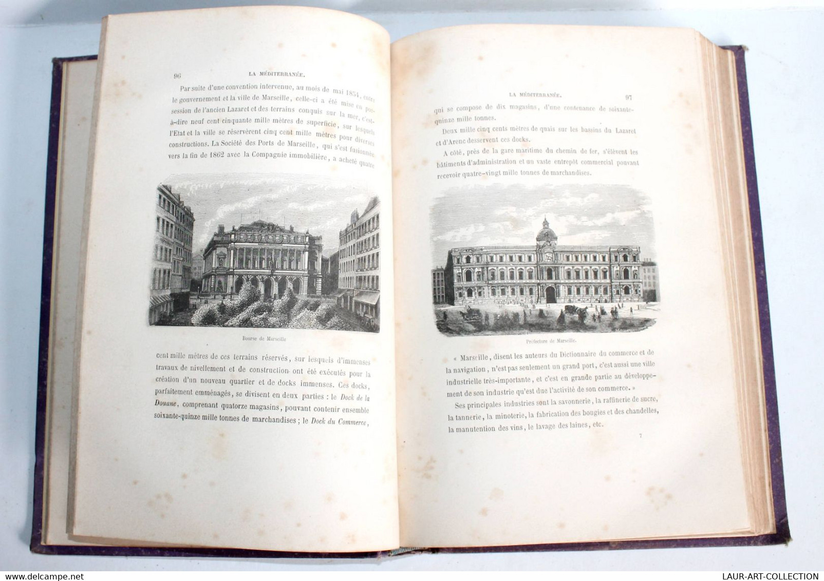 LA MEDITERRANEE SES GOLFES SES RIVAGES & SES ILES Par S. FRERE 1882 MEGARD EDIT. / ANCIEN LIVRE COLLECTION (30310822.15) - Côte D'Azur