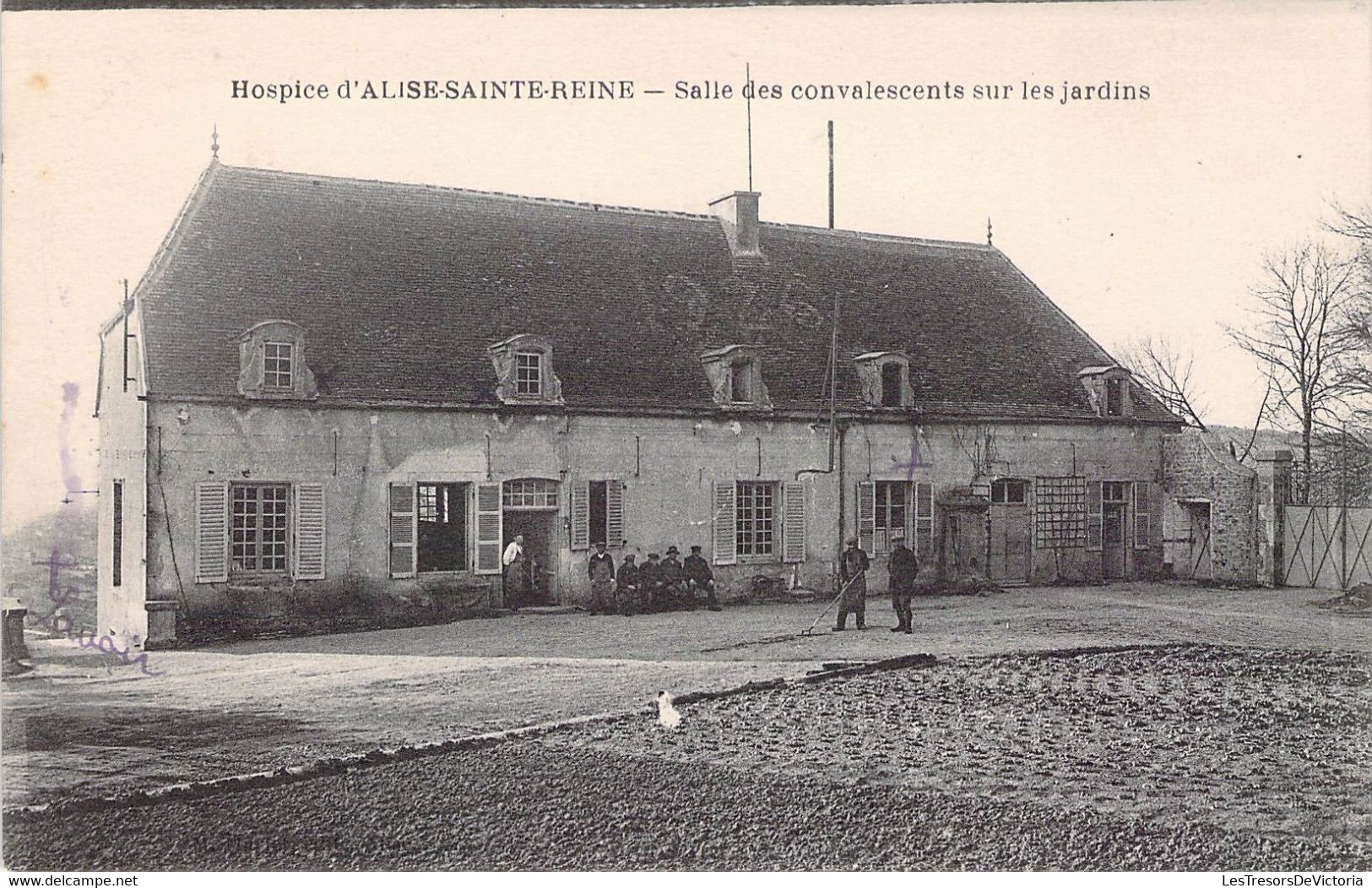 CPA France - Hospice D Alise Sainte Reine - Salle Des Convalescents Sur Les Jardins - Animée - 1926 - Otros & Sin Clasificación