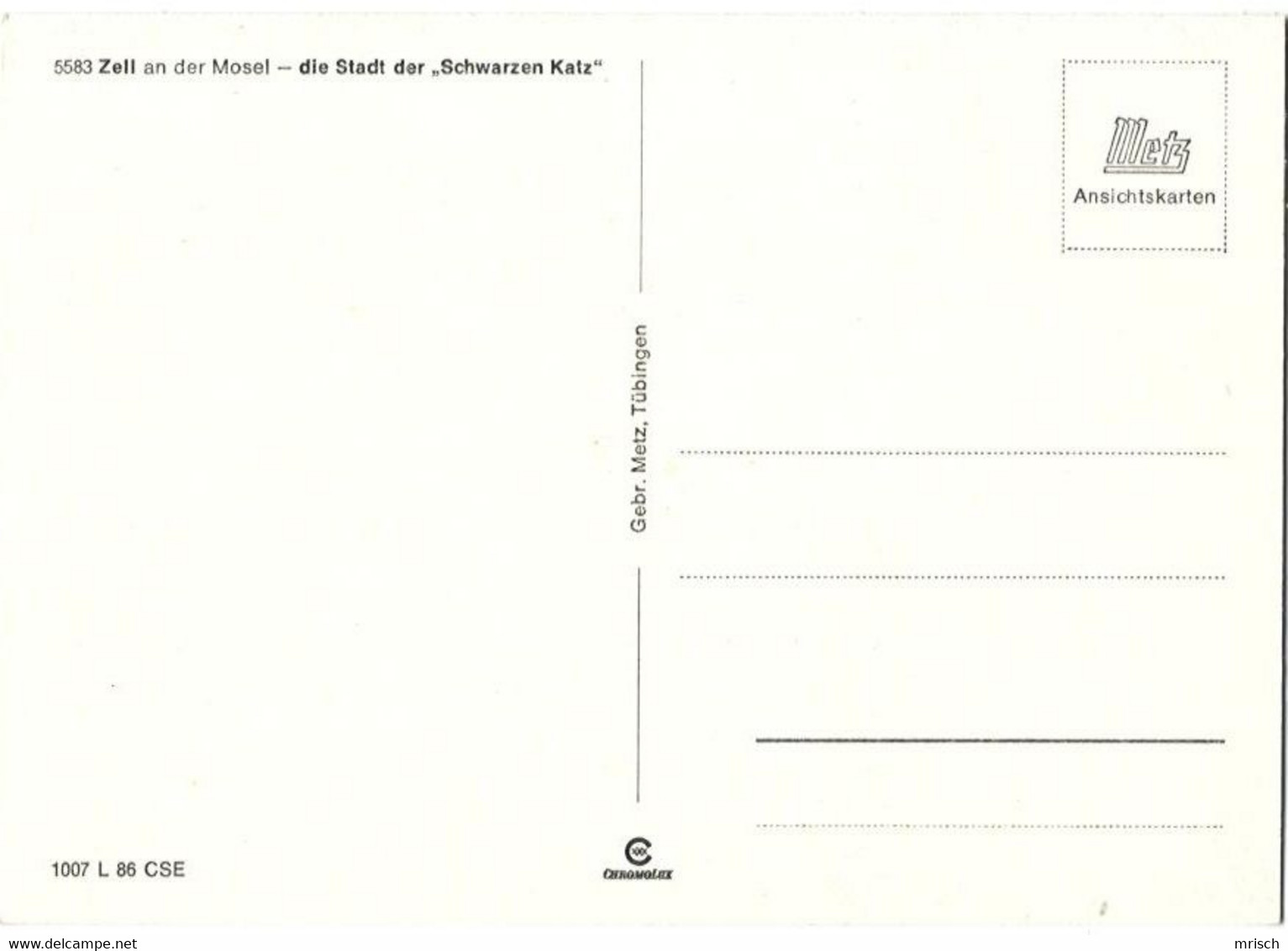 Zell Mosel Ca. 1974 - Zell