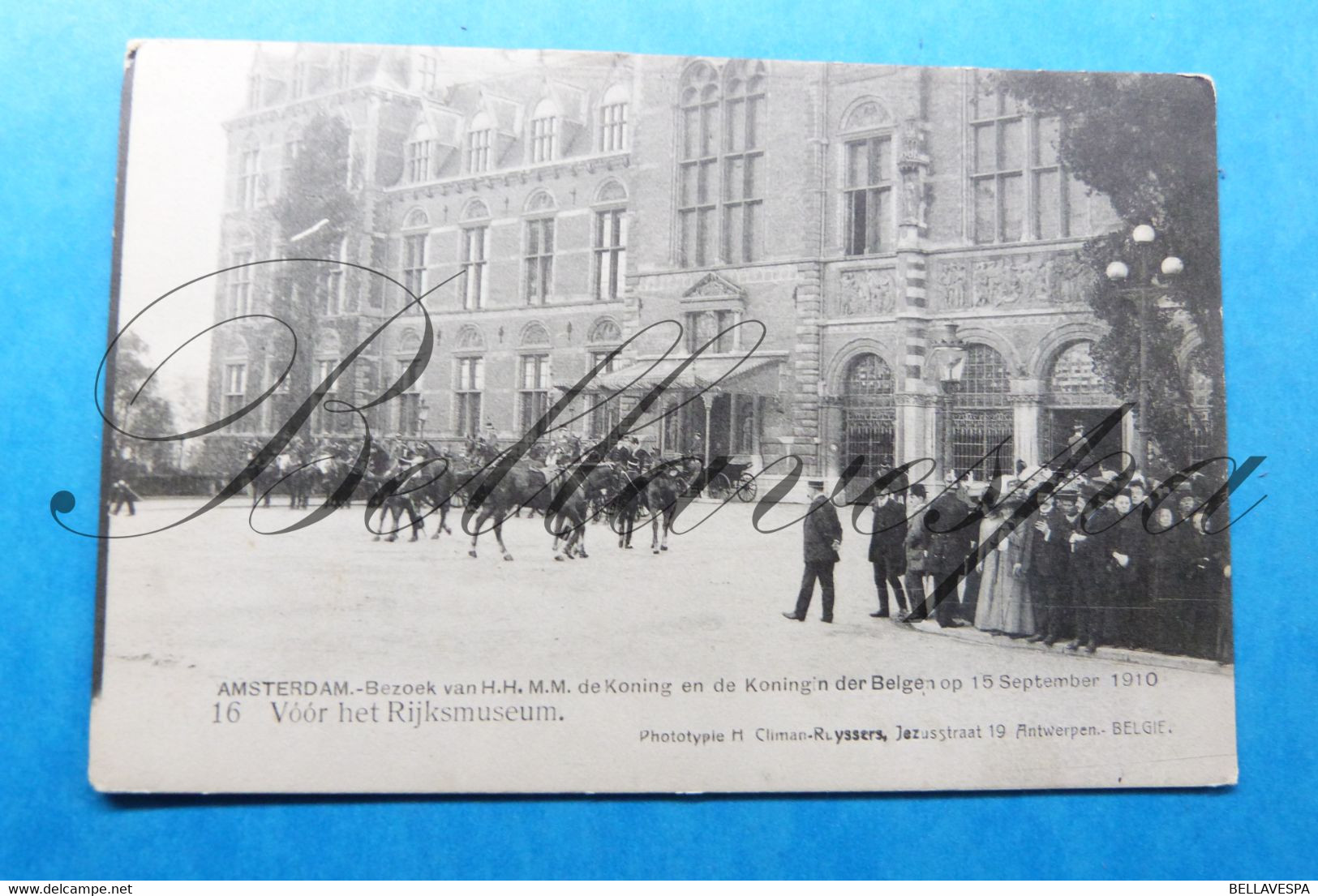 Amsterdam - Bezoek Van H.H. M.M. De Koning En De Koningin Der Belgen, Op 15 September 1910 - Amsterdam