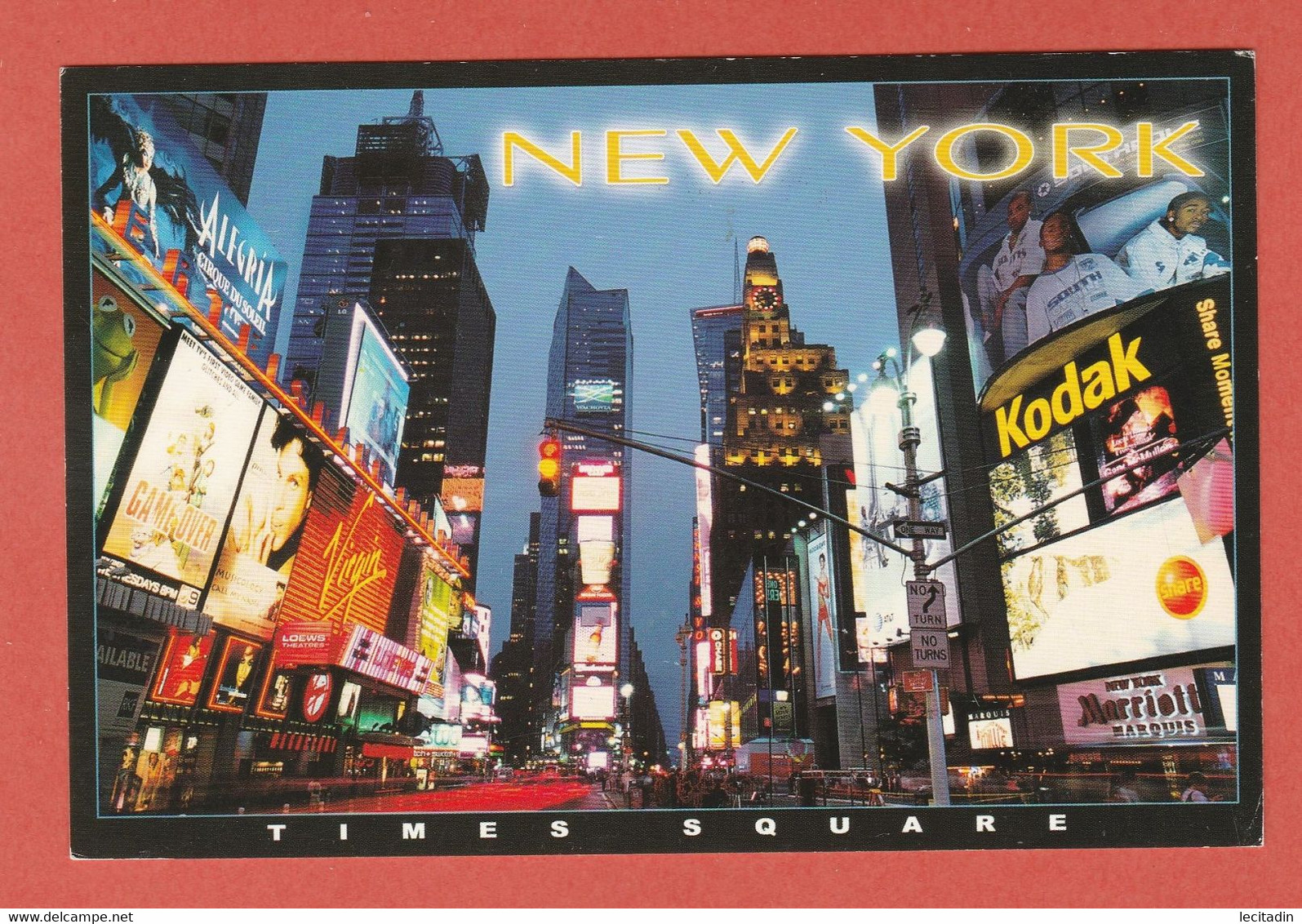 CP AMERIQUE ETATS UNIS NEW YORK 5872 TIME SQUARE - Time Square