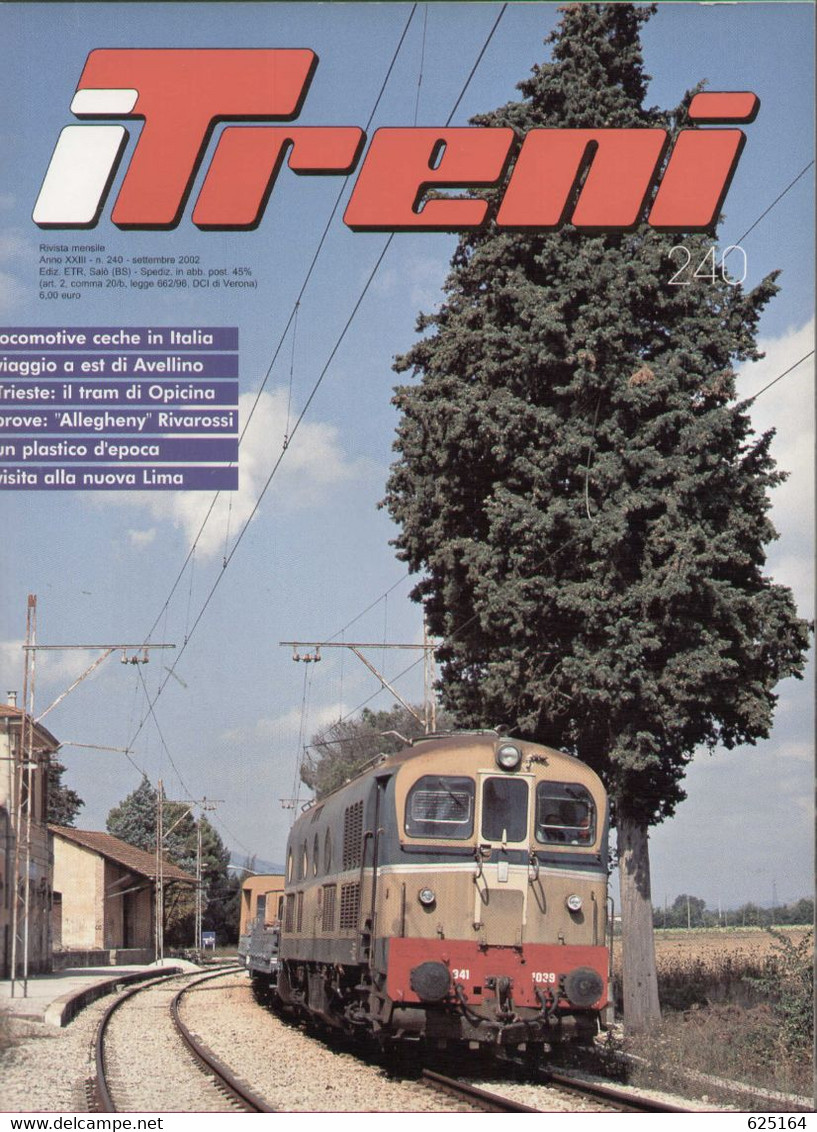 Magazine I TRENI Settembre 2002 N.240 - Trieste - Il Tram Di Opicina - En Italien - Non Classificati