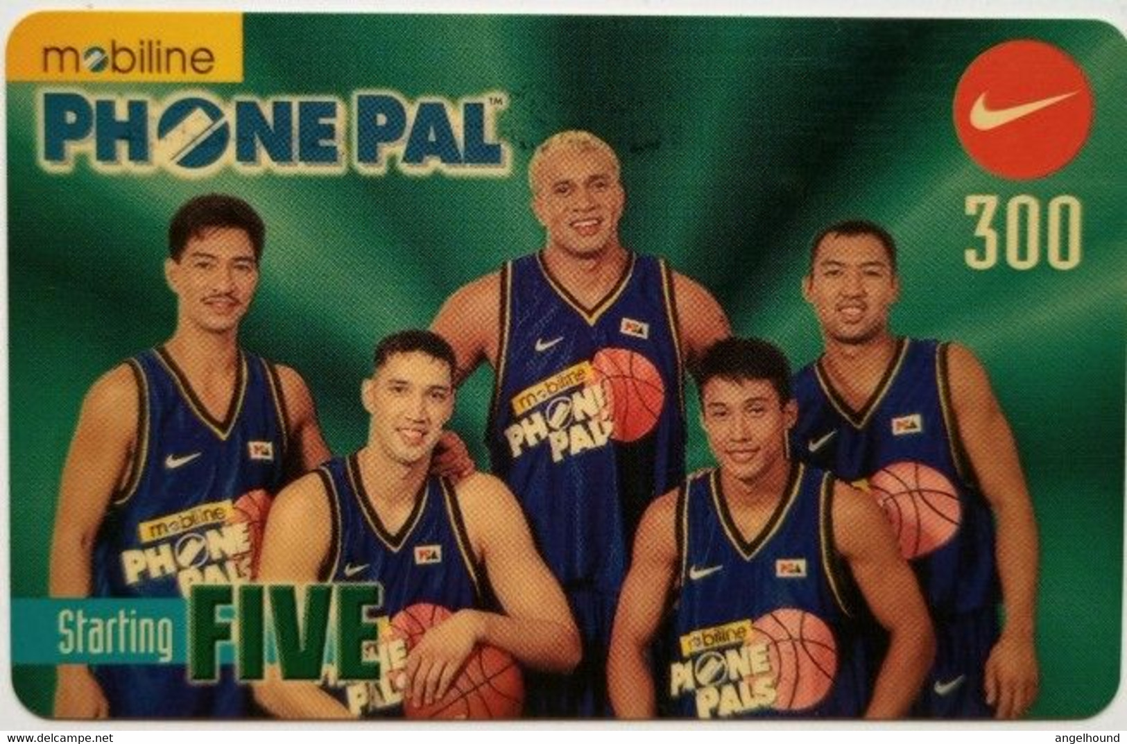 Philippines Mobiline Phonepal 300 Peso " Basketball " - Filippine