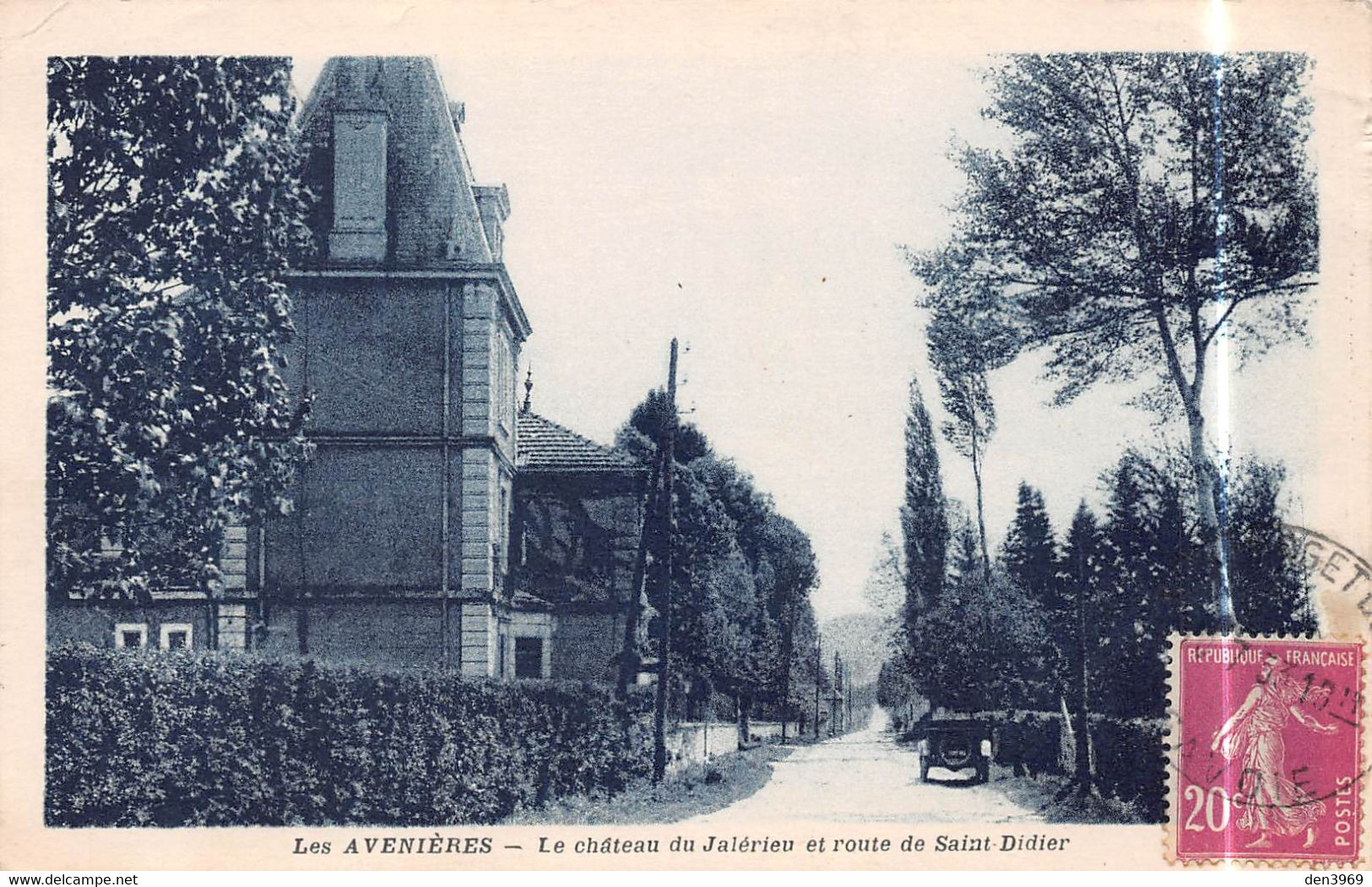 Les AVENIERES (Isère) - Le Château Du Jalérieu Et Route De Saint-Didier - Les Avenières