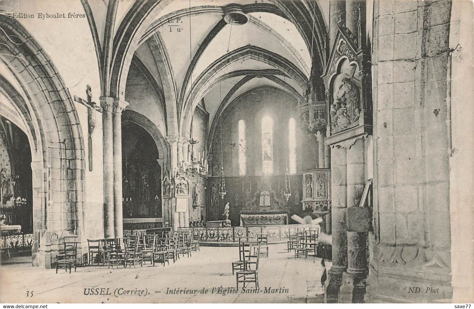 USSEL - Intérieur De L'Eglise St-Martin - Ussel