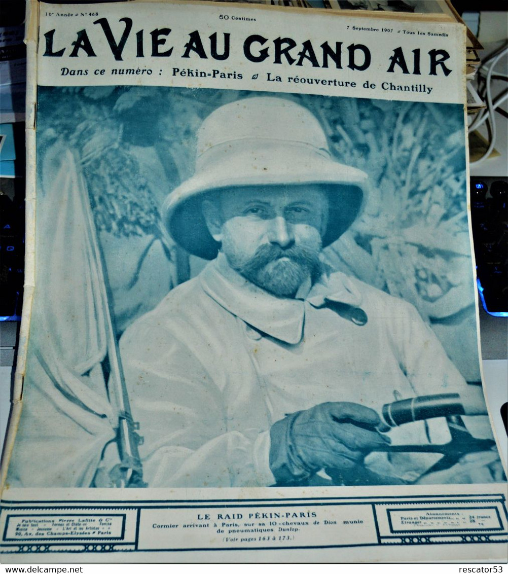 Revue La Vie Au Grand Air 7 Septembre 1907 - Autres & Non Classés