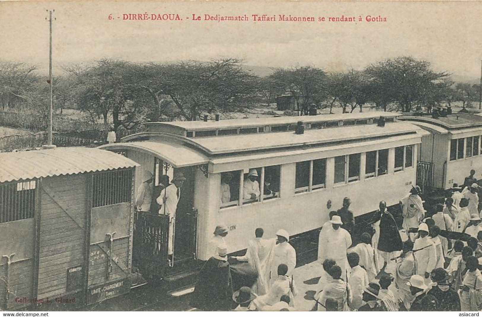 Dirré Daoua Train Le Dedjazmatch Taffari Makonnen Se Rendant à Gotha Chemins De Fer Franco Ethiopiens - Ethiopie