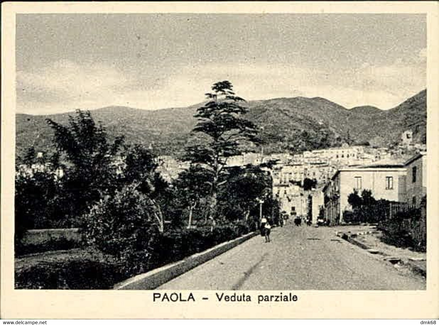 PAOLA ( COSENZA ) VEDUTA PARZIALE - CM 7,5 / CM 10,5 - 1930s (11805) - Cosenza