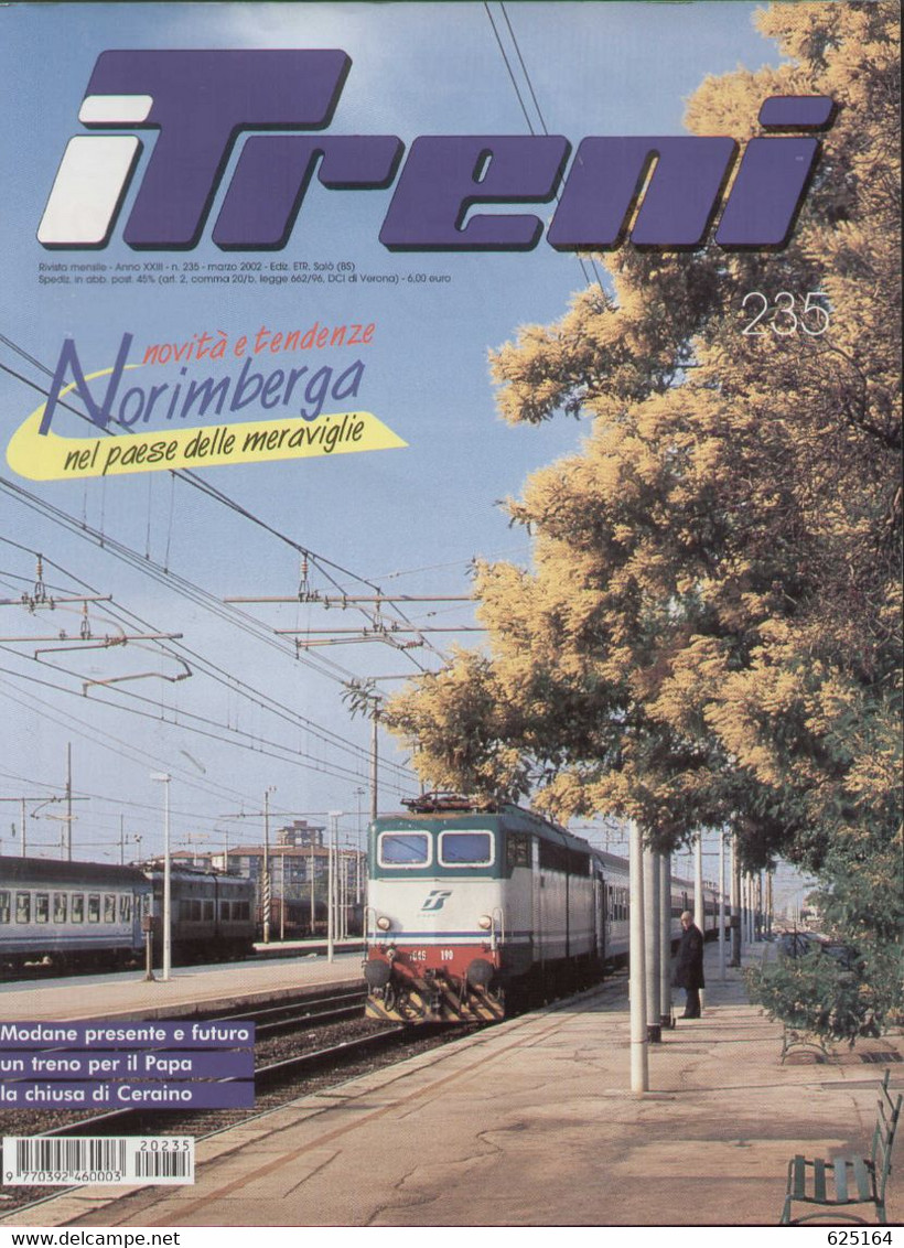 Magazine I TRENI Marzo 2002 N.235 - Modane - Presente E Futuro - En Italien - Non Classificati