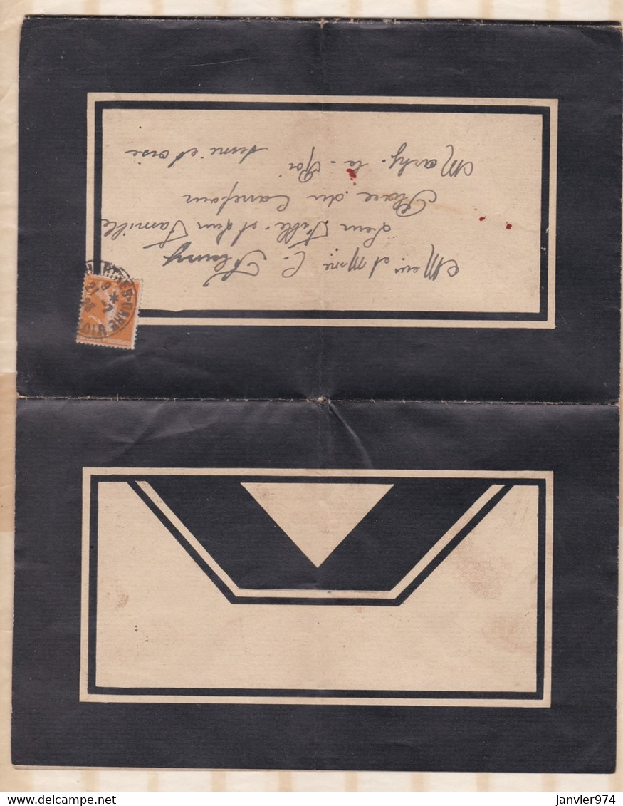 Lettre 1928 Père Cent . Pour Marly Le Roi , 1 Timbre - Documentos
