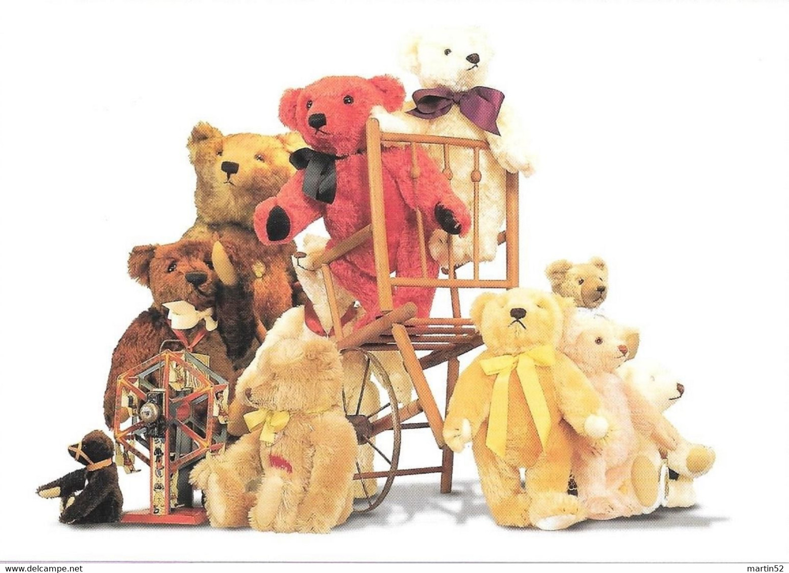 Schweiz Suisse 2000: TAG DER BRIEFMARKE Teddybären Teddy Bears CPI Entier / Bild-PK Mit ET-o BERN 21.11.2000 - Dolls