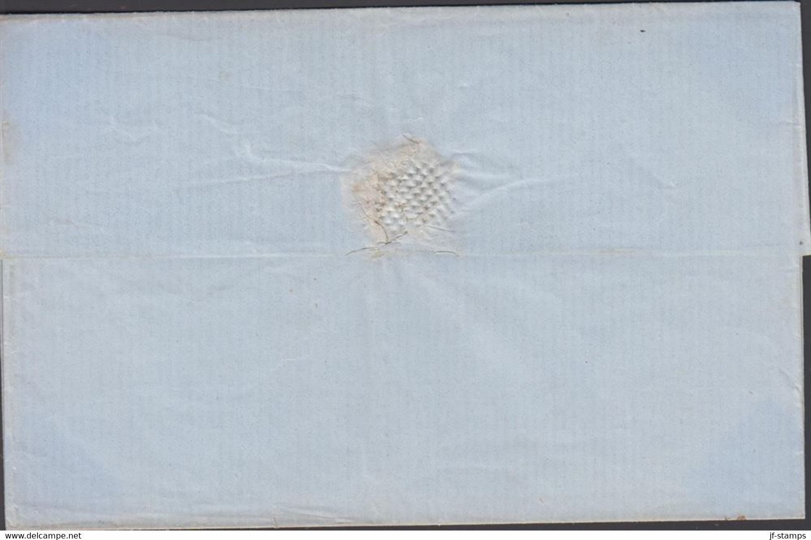 1854. Dotted Spandrels. 4 Skilling Brown. 19 FREDERIKSHAVN 24 9 1859. To Skagen. (Michel 4) - JF432458 - Storia Postale