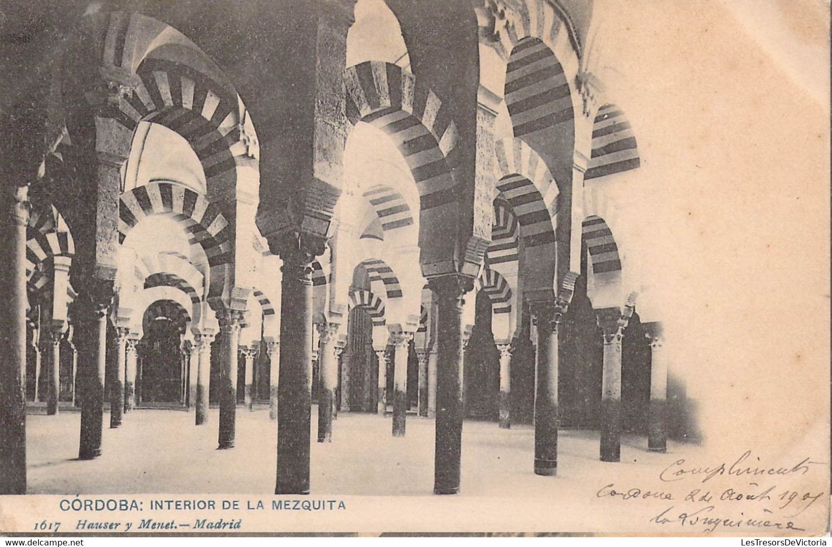 CPA - ESPAGNE - CORDOBA - Interior De La Mezquita - Hauser Y Menet - Madrid - Précurseur - Córdoba