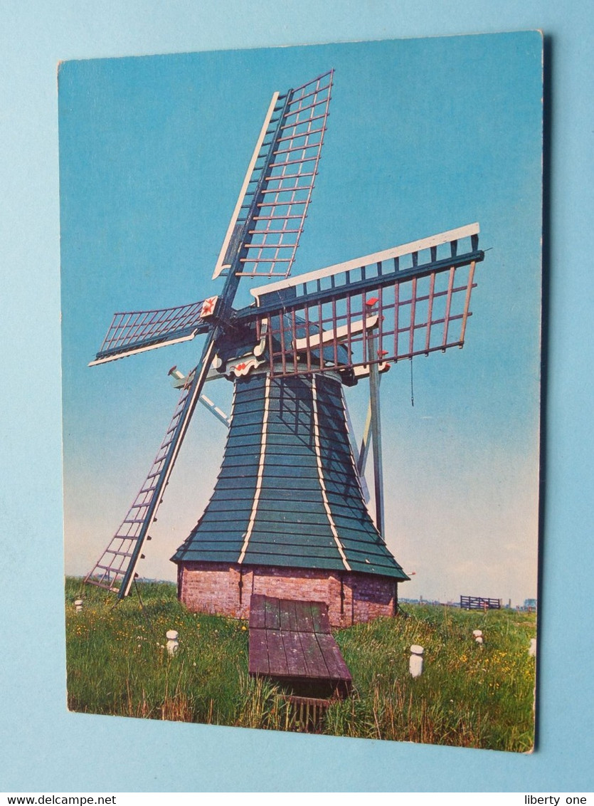 Ybema's Molen > POLDERMOLEN  Achtkante Grondzeiler Fries MONNIKMOLEN ( Edit. : Vita Nova ) Anno 19?? ( See Scans ) ! - Workum