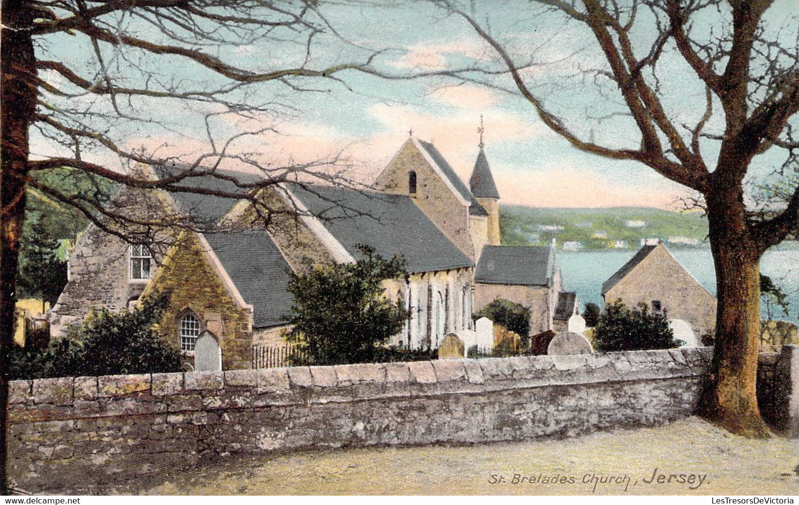 CPA - ENGLAND - JERSEY - ST BRELADES CHURCH - Autres & Non Classés