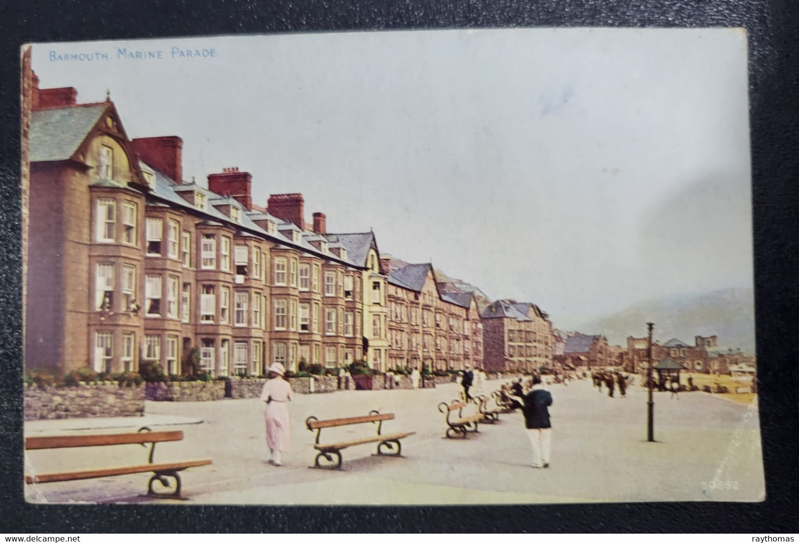 2 OLD CARDS, BOTH IN VGC - SEA FRONT TERRACES AT LLANDUDNO AND BARMOUTH, WALES. - Merionethshire