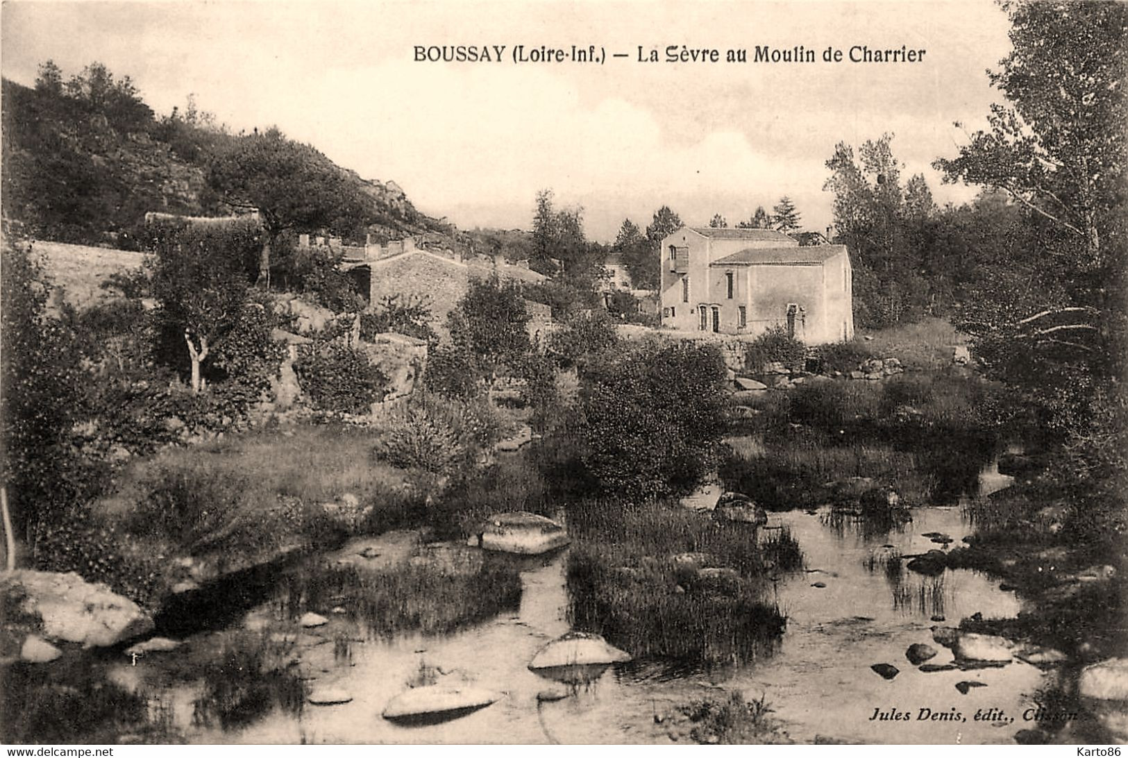 Boussay * La Sèvre Au Moulin De Charrier * Minoterie - Boussay