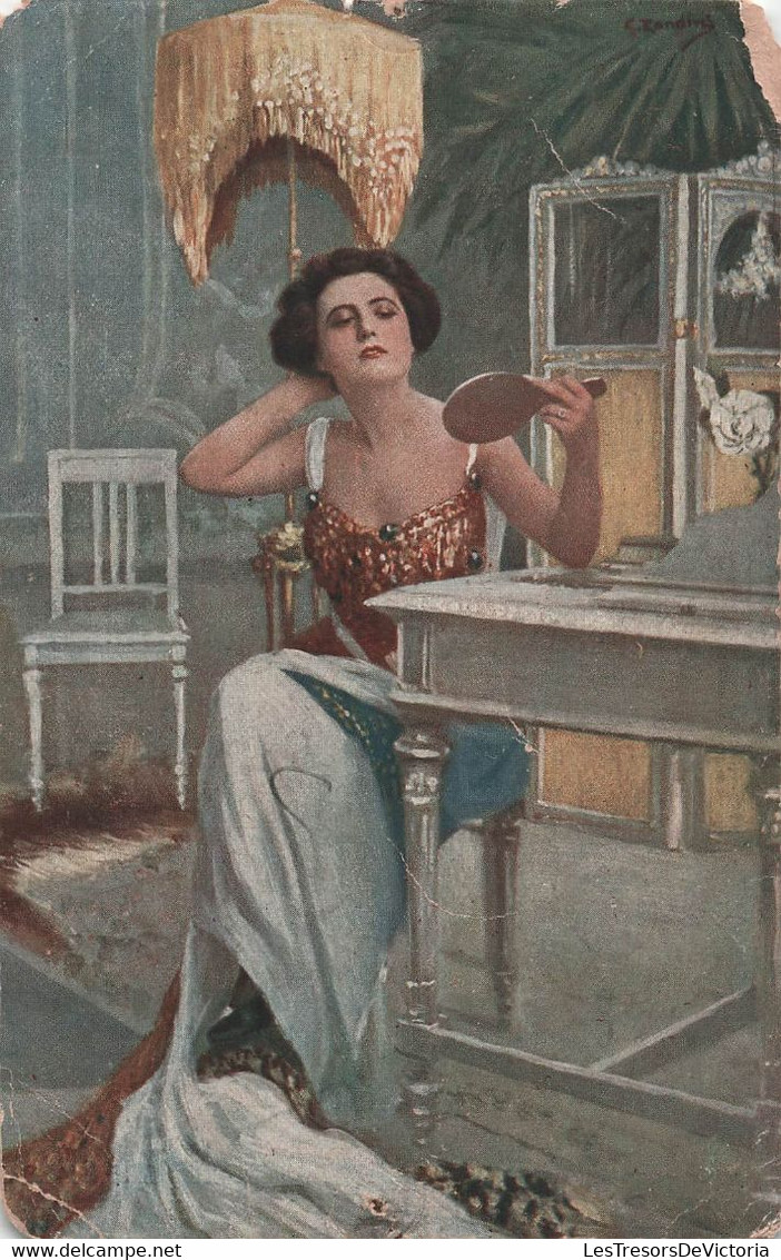 CPA Illustrateur - Francesca Bertini In Dame Aux Camelias - Caesar Film Propr. Avvv . G Barattolo - Autres & Non Classés